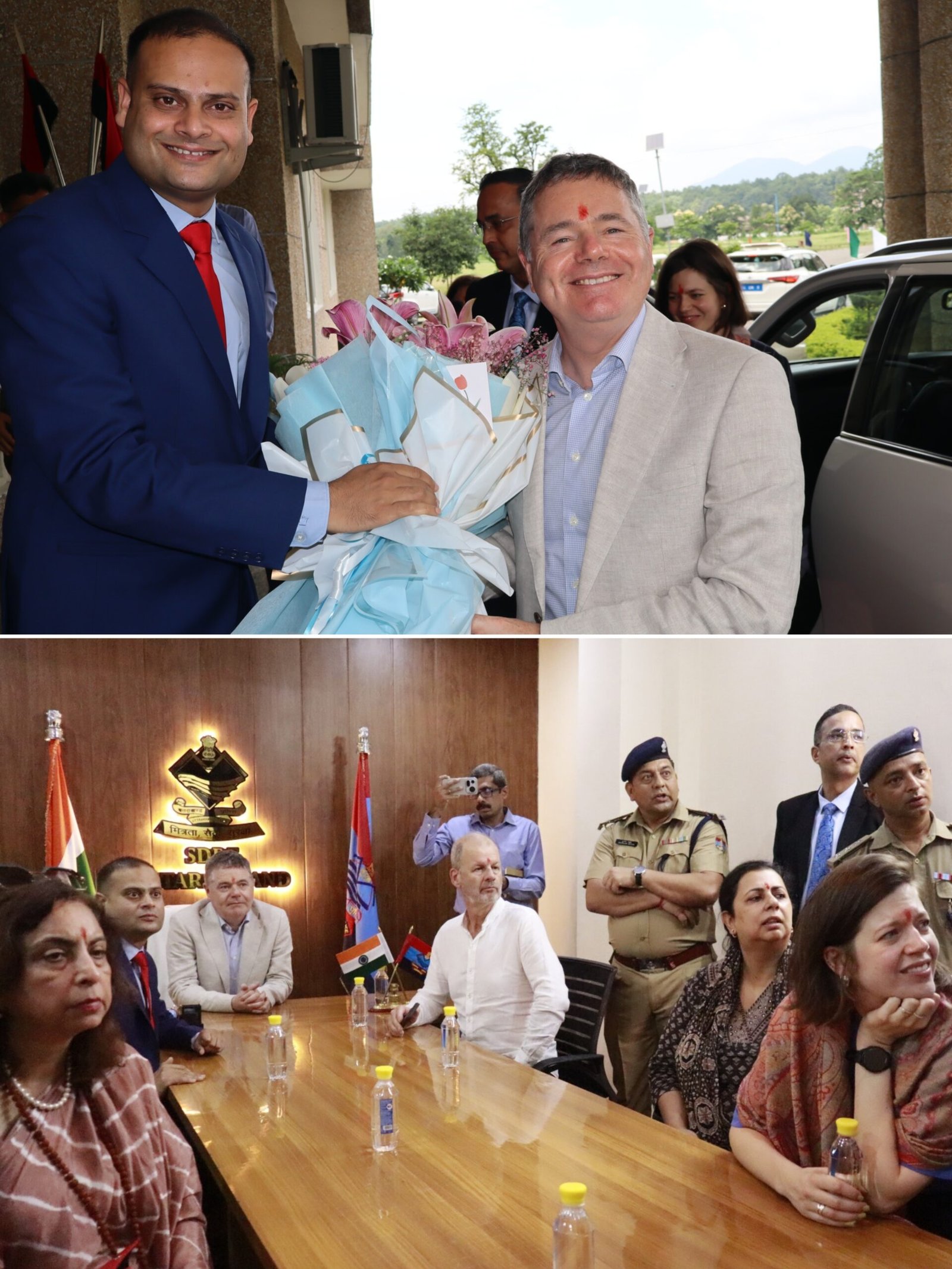 विश्व बैंक समूह के प्रबंध निदेशक ने एसडीआरएफ वाहिनी मुख्यालय, जॉलीग्रांट का किया भ्रमण प्रशिक्षण, आधुनिक अवसंरचना एवं विशेषज्ञ आपदा प्रतिक्रिया क्षमता का लिया जायजा